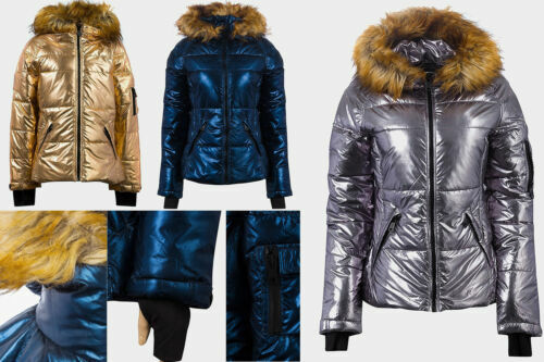 Veste Moto Femme XOXO - Taille L - Marron - Fermeture éclair, Poches Sur Le Côté - NEUF Avec étiquette