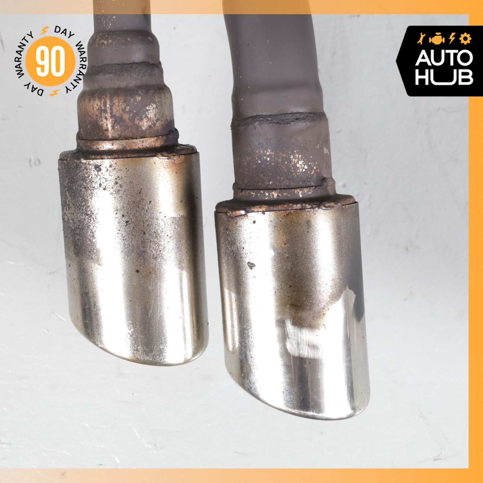 Maserati Quattroporte M139 Exhaust Mufflers Dual Tips Left & Right Side Set 71k