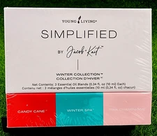 YOUNG LIVING WINTER COLLECTION Essential Oils SIMPLIFIED BY Jacob + Kait 3x 10ml