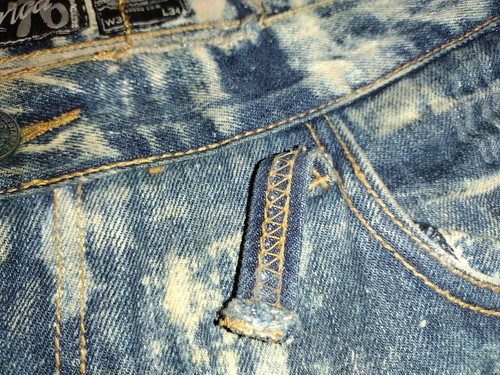The Heritage By America 76 Denim Distillery Distressed Ripped Jeans 38 X34 - Picture 9 of 13