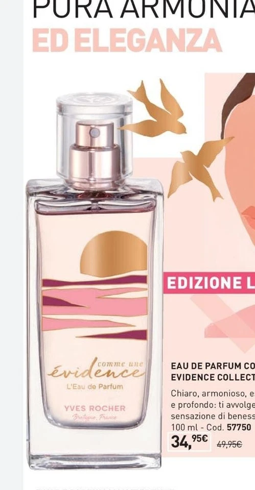 Yves Rocher Profumo Comme Un Evidence 100 ml. , - Imagen 2 de 4