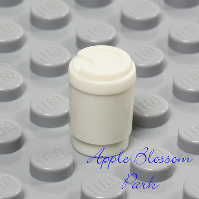 NEW Lego Minifig Take-out COFFEE CUP -Cafe Restaurant Styrofoam-Style To Go Cups