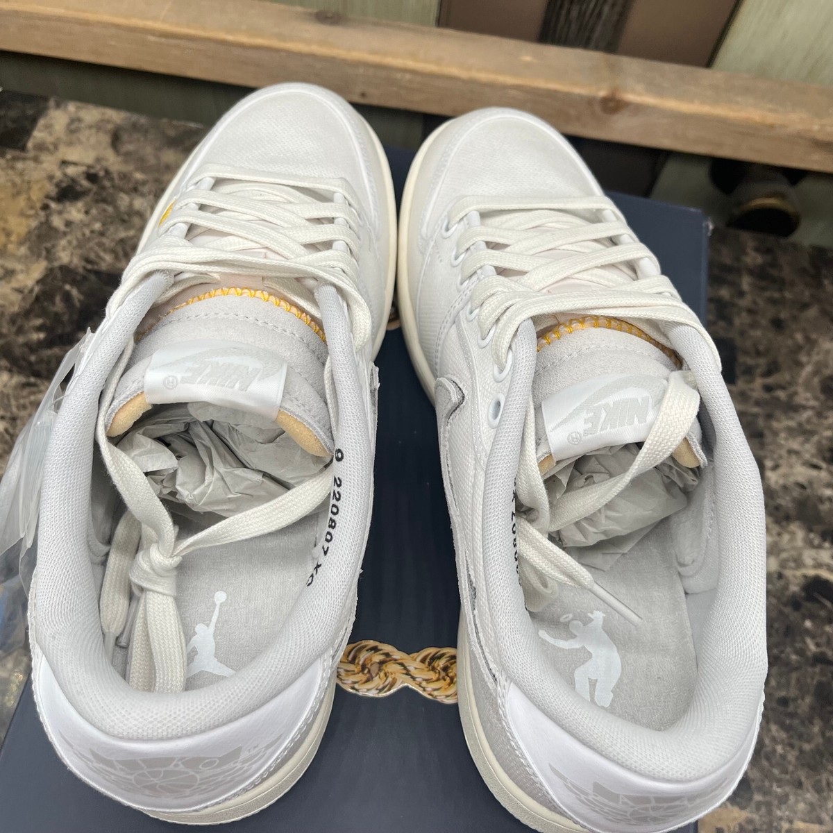 Size 9 - Jordan 1 KO x Union LA Low White Neutral Grey for  display picture 1