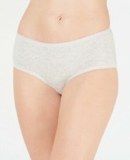 Charter Club Supima Cotton Hipster Panty, Dove Grey, New With Tags