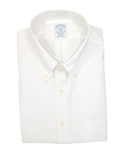 Brooks Brothers Regular Non Iron All Cotton 16-32/33 Button Down Collar White