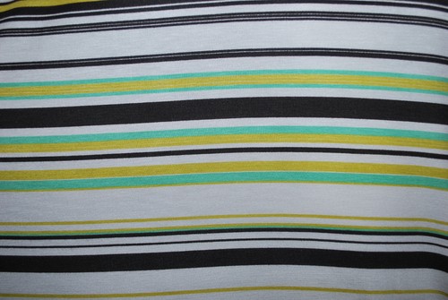 Modal Spandex Jersey Strickstoff umweltfreundlich Streifen mehrfarbig Print varigiert  - Bild 2 von 9