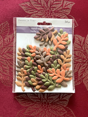 RARE LEAF BRANCHES EMBOSSED EMBELLISHMENTS - FOREVER IN TIME