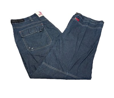 Vintage Y2K Ecko UNLTD Baggy Denim Carpenter Jeans Mens 38x32 Blue Skater Grunge