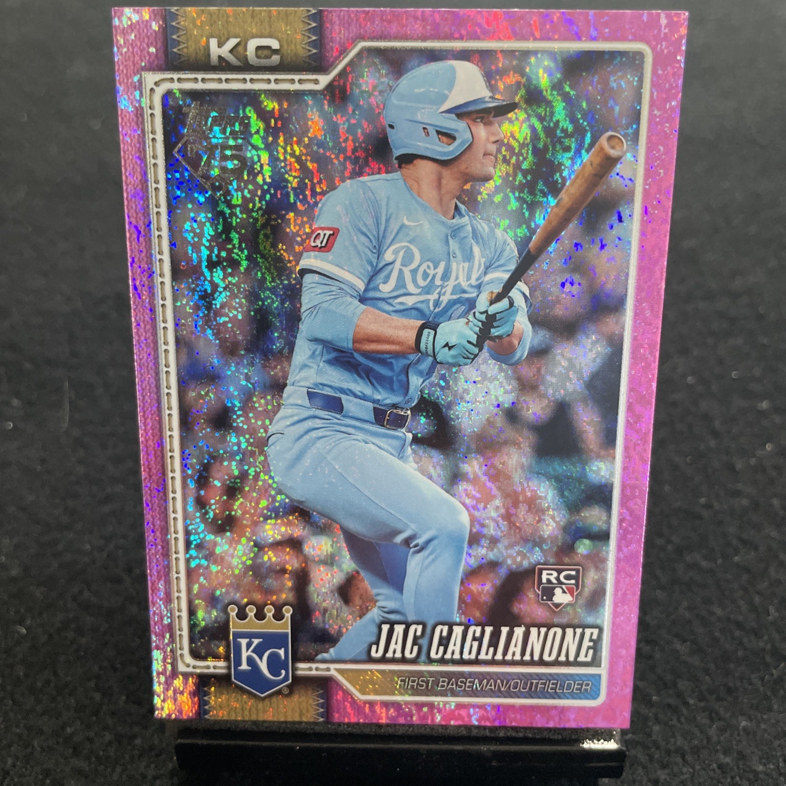 2026 Topps Series 1  JAC CAGLIANONE RC #138 Pink Holo Foil ROYALS