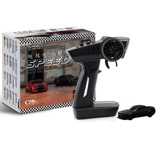 NEW Turbo Racing C75-BLACK 1/76 RC Sport Speed Car 2WD On Road RTR w/Radio