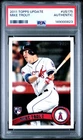 2011 Topps Update #US175 Mike Trout Rookie RC PSA Authentic