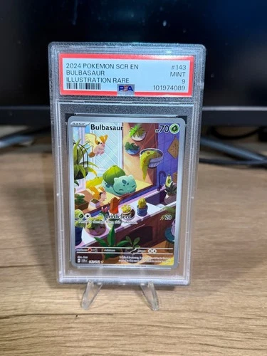 Bulbasaur 143/142 Sv07: Stellar Crown (PSA 9)