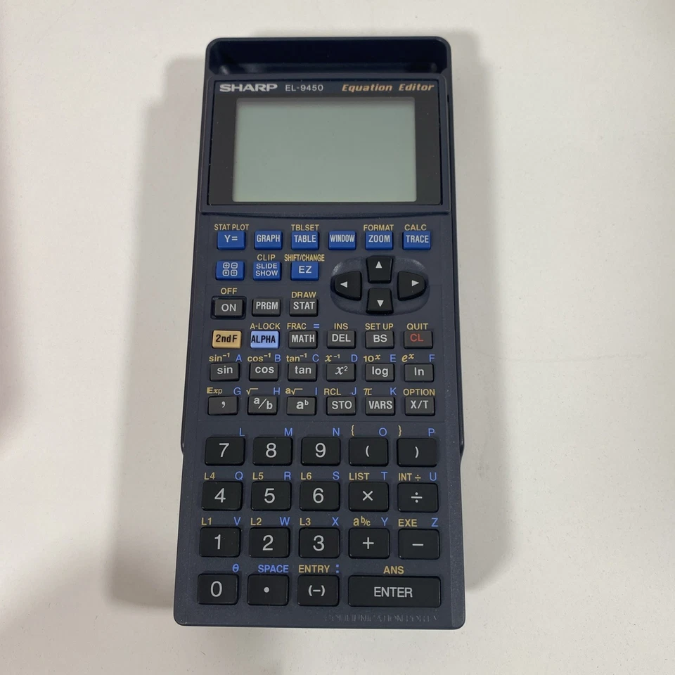 Sharp EL-9450 Equation Editor Scientific Calculator with Box & Instructions - Image 2 of 4