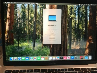 2020 Apple MacBook Air 13'' i5 1.1GHz 8GB 512GB Silver A2179 USED Read*#019