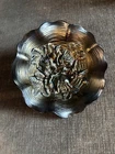 Nice! Northwood Purple Rose Show  Carnival Glass Display Bowl Candy Dish