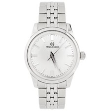 Grand Seiko Elegance Stainless Steel Silver Dial 37.3mm SBGW305G Full Set