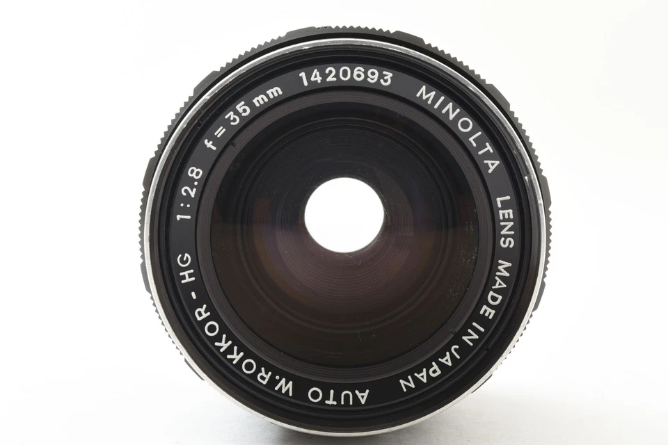 [Near MINT] Minolta Auto W.Rokkor-HG f2.8 35mm MF Wide Angle Lens From JAPAN - Image 3 of 4