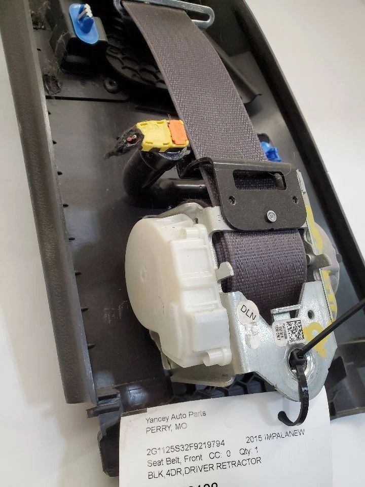 2014 - 2015 CHEVROLET IMPALA Seat Belt Front VIN 1 4th Digit New Style Driver Foto 2 de 4