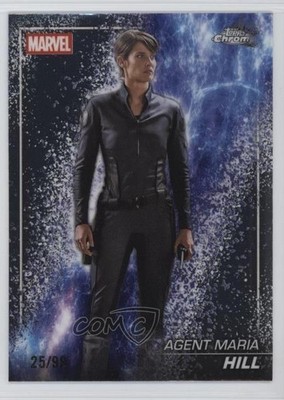2025 Topps Chrome Marvel Studios The Snap Variation /99 Agent Maria Hill 4g8