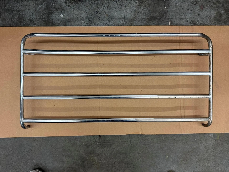 Vintage MGB Chrome Luggage Rack 4-Bar Bolt-On Trunk Rack 33"x15.5" Classi... - Image 2 of 4