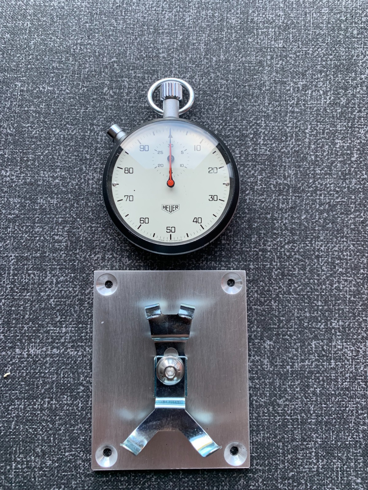 Heuer Rattrapante Split Second Rally Timer Boxed … - image 3
