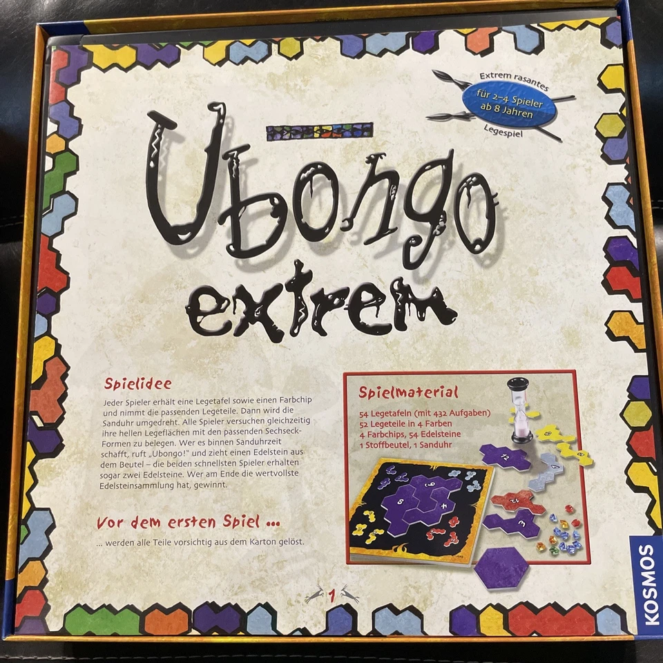 Juego de mesa Ubongo Extrem Kosmos 2007 como nuevo Foto 4 de 4