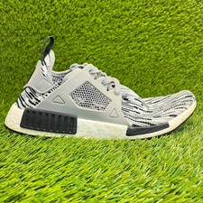 Adidas NMD XR1 Glitch Camo Oreo Mens Size 8.5 White Black Running Shoes Sneakers