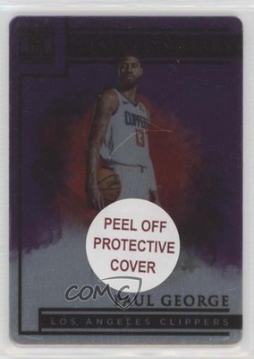 2019-20 Panini Impeccable Stainless Stars Purple 47/49 Paul George #24 7y2