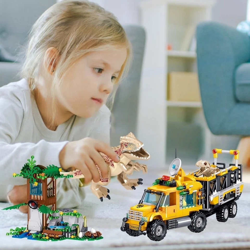 Dinosaur Building Blocks Set, 546 Pcs, Ages 6+ - Image 4 of 4