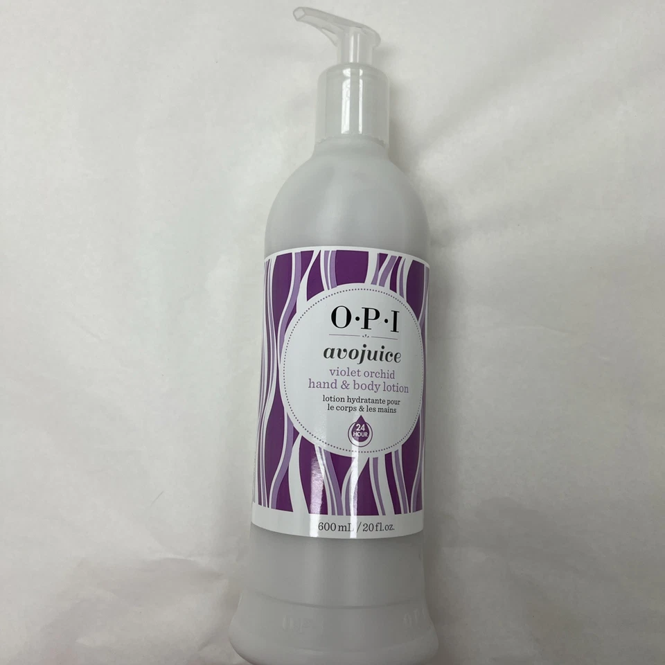NUEVA LOCIÓN PARA MANOS Y CUERPO OPI Avojuice violeta orquídea 20 fl oz/600 ml O.P.I. Foto 2 de 2