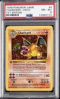 1999 POKEMON BASE SET 1ST EDITION #4 CHARIZARD-HOLO PSA 8