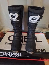 ONeal MX Rider Motorcycle Bike Boots men's size 11 black steel toe  New in box