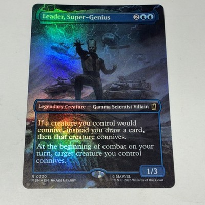 Leader, Super-Genius (Borderless) MTG Marvel Super Heroes Foil