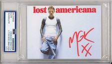 SIGNED Machine Gun Kelly Americana Album Photograph Card PSA DNA COA Autograph
