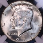 1969 D Kennedy Half Dollar NGC MS66, FREE SHIPPING