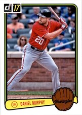 2017 Donruss '83 Retro Variations #RV40 Daniel Murphy - BB