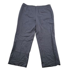 Pendleton Pants Womens 14 Navy Straight Crop Dress Slacks Stretch Office Work