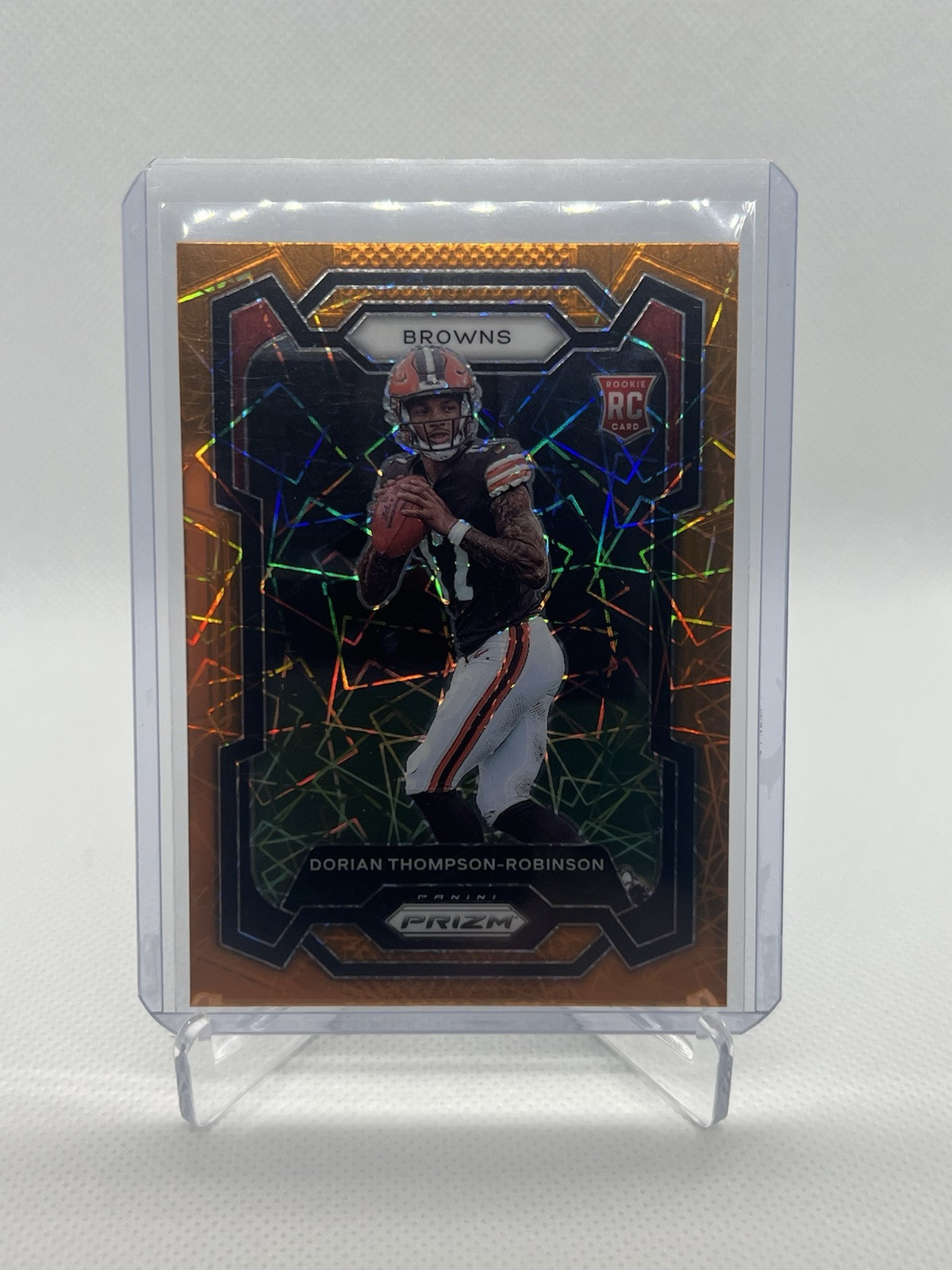 2023 Panini Prizm - Rookies Lazer Prizm #322 Dorian Thompson-Robinson (RC)