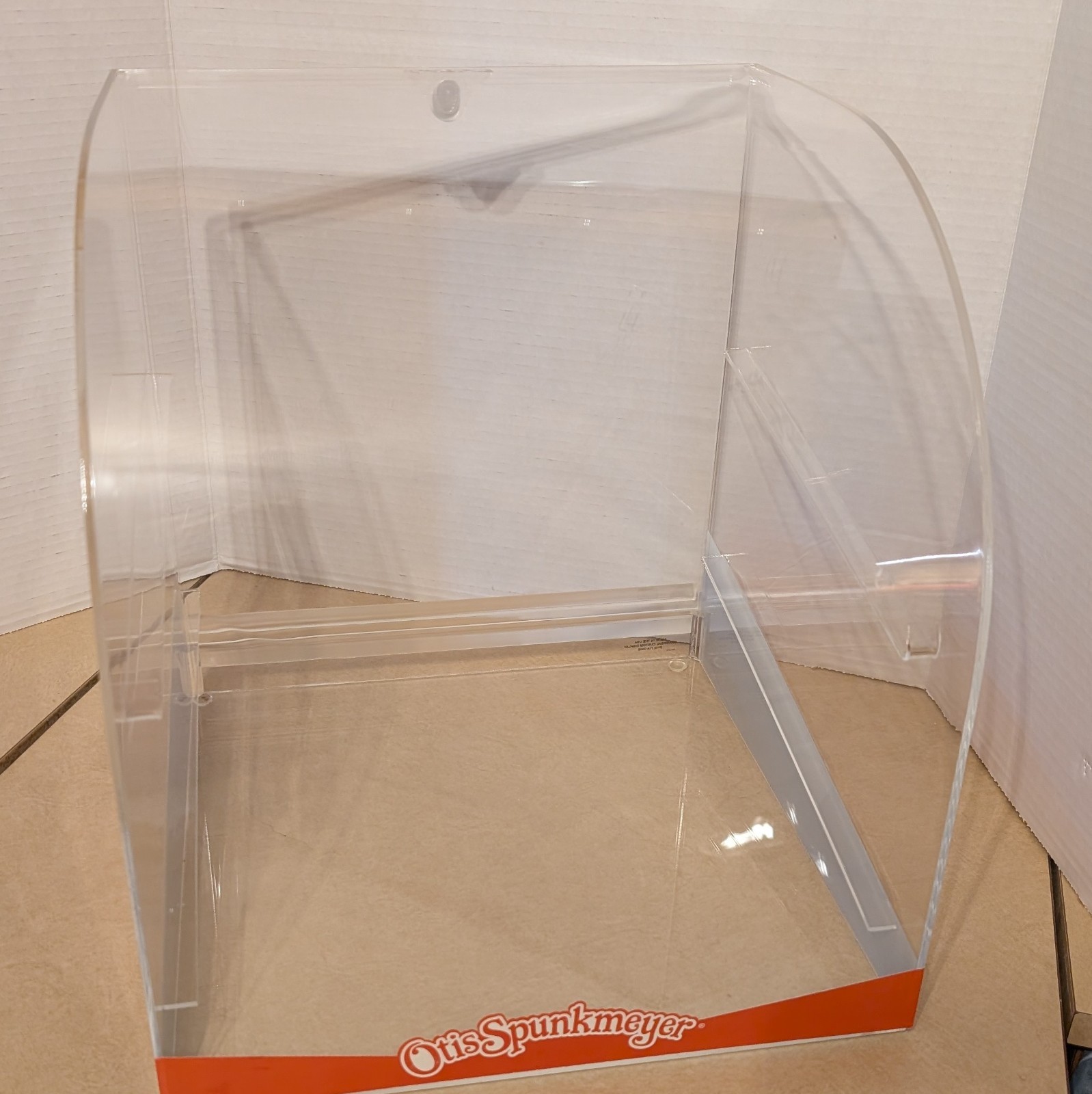 Otis Spunkmeyer Bakery Display Case Countertop Clear Dome Rear Door (no tray)