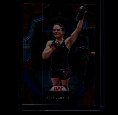 2023 Panini Select UFC - Premier Level Alexa Grasso #118 Red & Blue