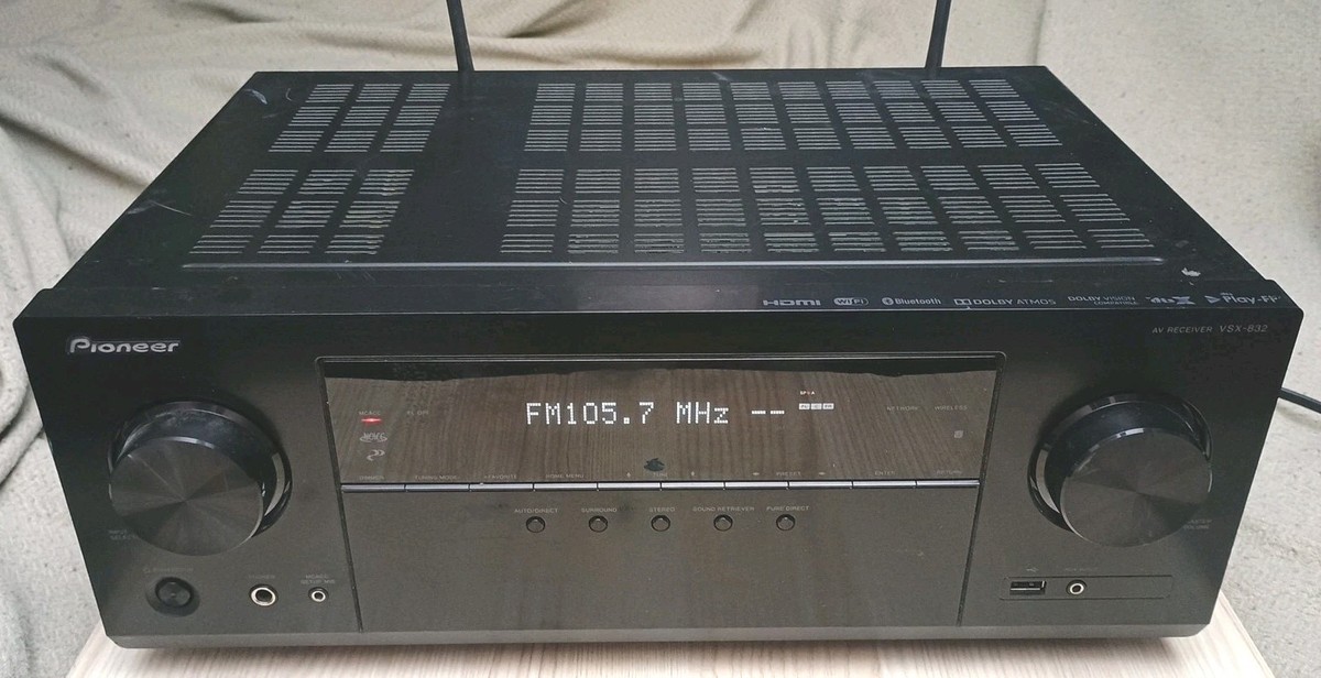 Pioneer AVレシーバ VSX-832 Pioneer VSX-832 4K Ultra HD Network AV Receiver 5.1 Channel | eBay