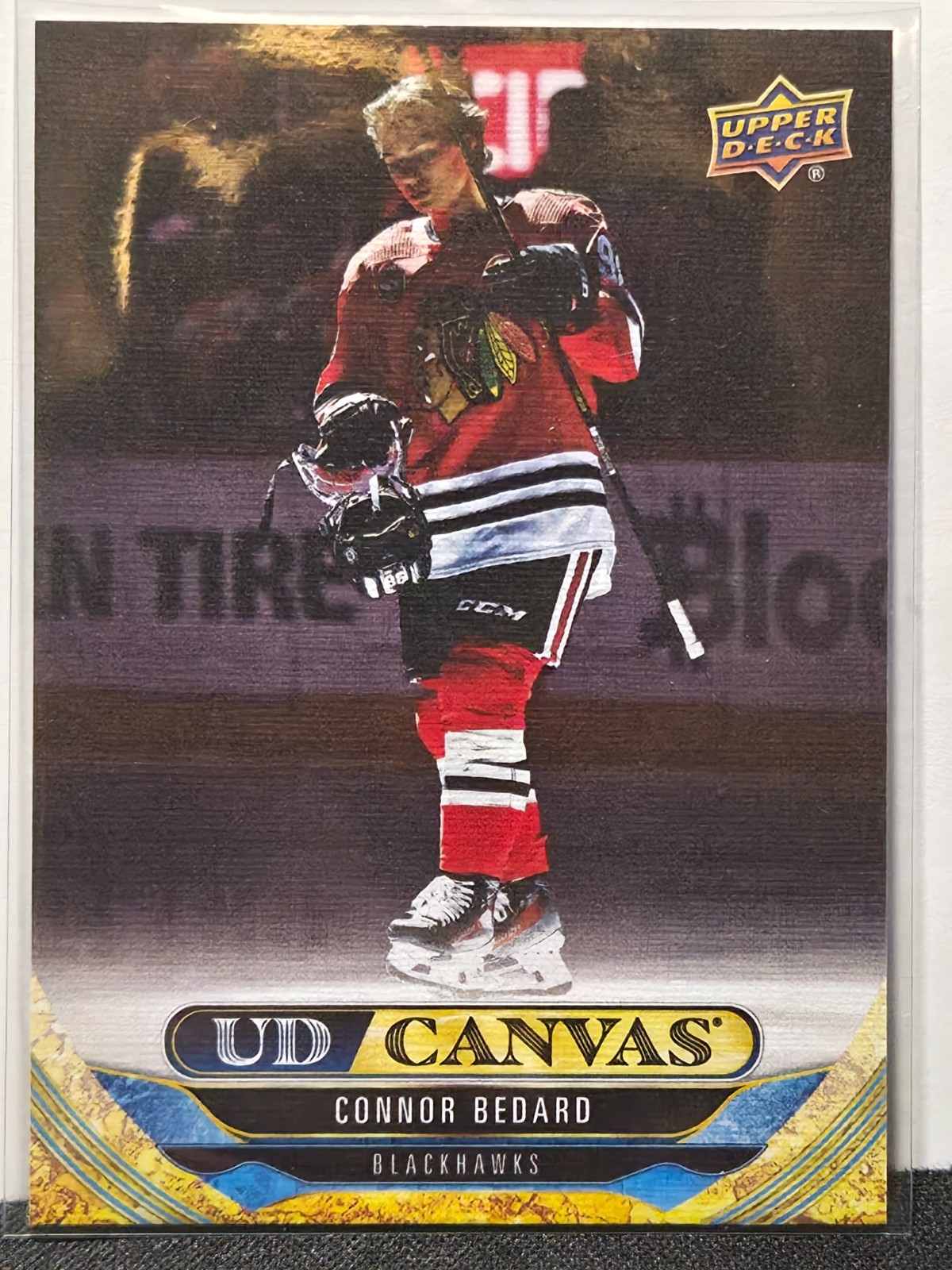 Connor Bedard #C-72 Hockey Cards 2024 Upper Deck Canvas trading card — raw and PSA graded price guide