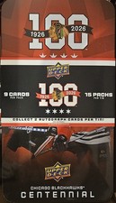 2025-26 Upper Deck Chicago Blackhawks Centennial Hobby Single Card Pick List
