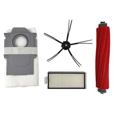 OEM Refill Kit Roborock Q7 Max+ Vacuum Parts - Roller Dust Bag Filter Side Brush