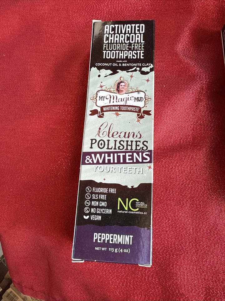 My Magic Mud Carbón Blanqueador en Polvo, Pasta de Dientes, Cepillos de Dientes, Goma, Jabón SET Foto 4 de 4