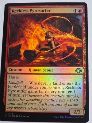 Reckless Pyrosurfer FOIL - Modern Horizons 3 - MTG 