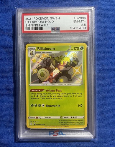 Rillaboom graded PSA 8.5 for sale on eBay