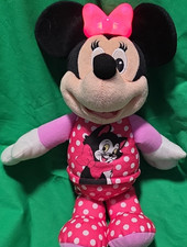 Disney Mattel Fisher-Price Minnie Mouse Plush Toy Pink Polka Dot 2011