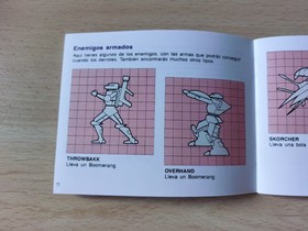 Caja, corcho y manual de reemplazo del Low G Man [ESP] para NES