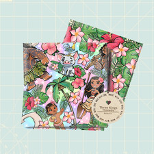 Disney Moana Tropical Flowers DBP 1 Yard each Fabric Seamless Design Appr59x36